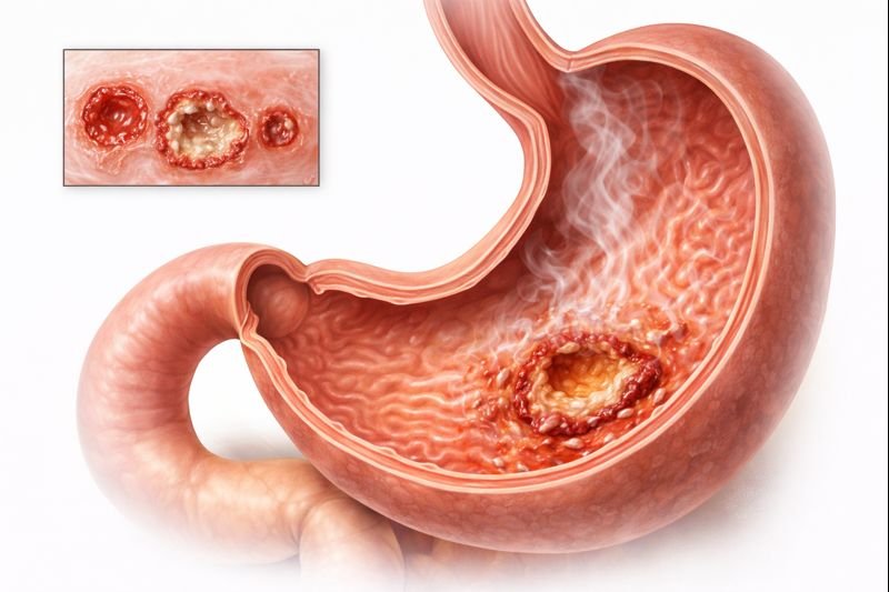 ಹೊಟ್ಟೆ ಹುಣ್ಣು (Ulcer) - RJR Herbal Hospitals Treatment ಹೊಟ್ಟೆ ಹುಣ್ಣು (Ulcer) - ಗಿಡಮೂಲಿಕೆ ಚಿಕಿತ್ಸೆ